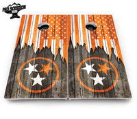 TN Orange Flag Cornhole Boards - Pro Solution Elite Series