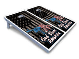 God Bless America Cornhole Boards - All Weather Series