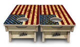 Mini Cornhole Boards - Burnt Color Flag
