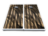 USA Wood Flag Cornhole Boards - All Weather Series