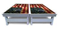 USA Wood Flag Color Cornhole Boards - All Weather Series