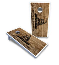 Wood DTOM & Flag Cornhole Boards - All Weather Series