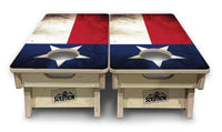 Mini Cornhole Boards - Texas Flag