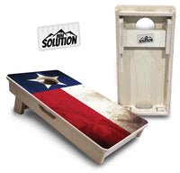 Mini Cornhole Boards - Texas Flag