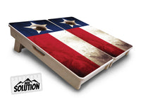 Mini Cornhole Boards - Texas Flag