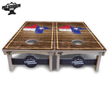 Texas Wood Panel Cornhole Boards - Pro Solution Elite Series