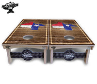 Texas Wood Panel Cornhole Boards - Pro Solution Elite Series