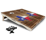Texas Wood Panel Cornhole Boards - Pro Solution Elite Series