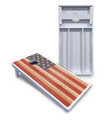Faded Texas & American Cornhole Boards - All Weather Series