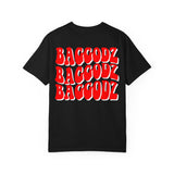 BG Cornhole Red Wavy Badgodz Unisex Tee - Multiple Colors
