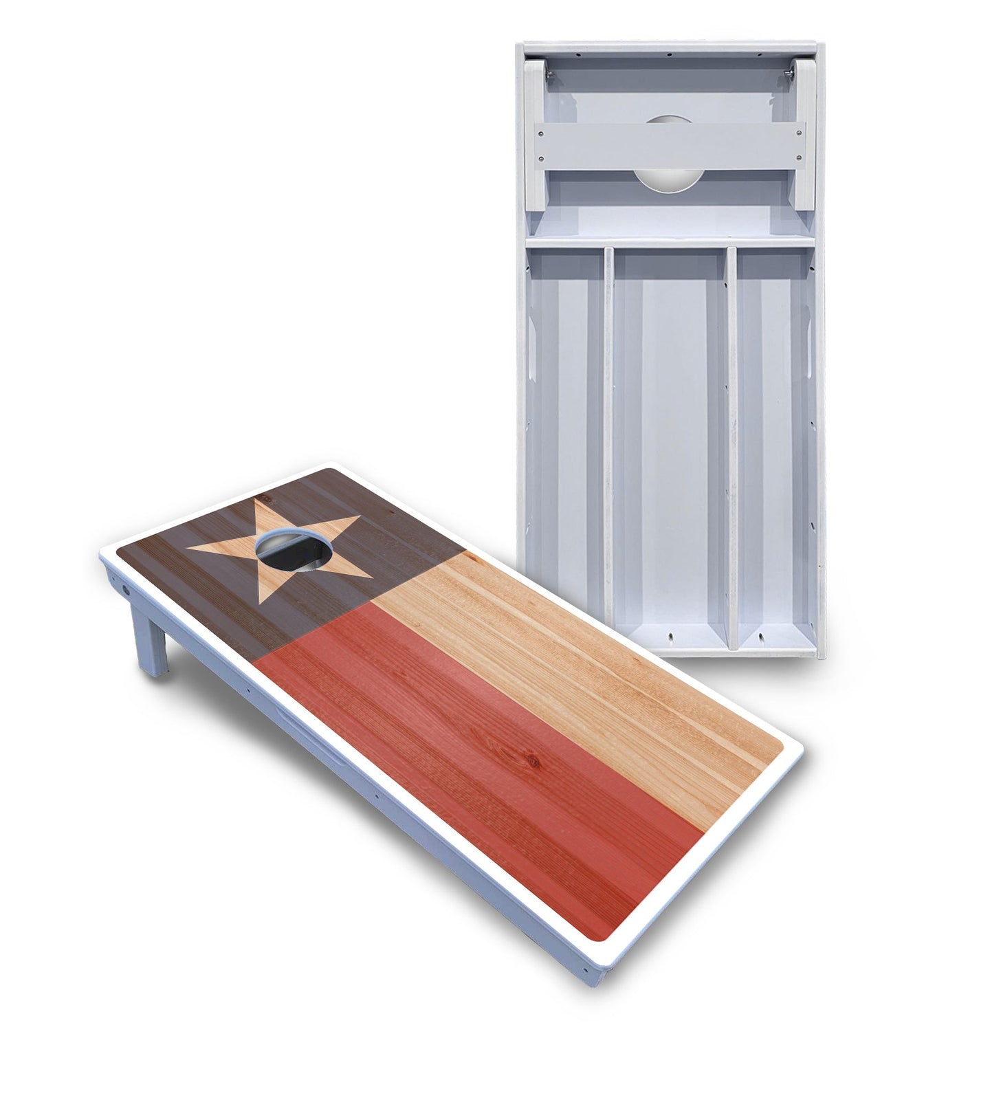 Faded Texas & American Cornhole Boards - All Weather Series