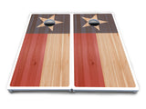 Faded Texas & American Cornhole Boards - All Weather Series