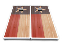 Faded Texas & American Cornhole Boards - All Weather Series