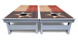 Faded Texas & American Cornhole Boards - All Weather Series