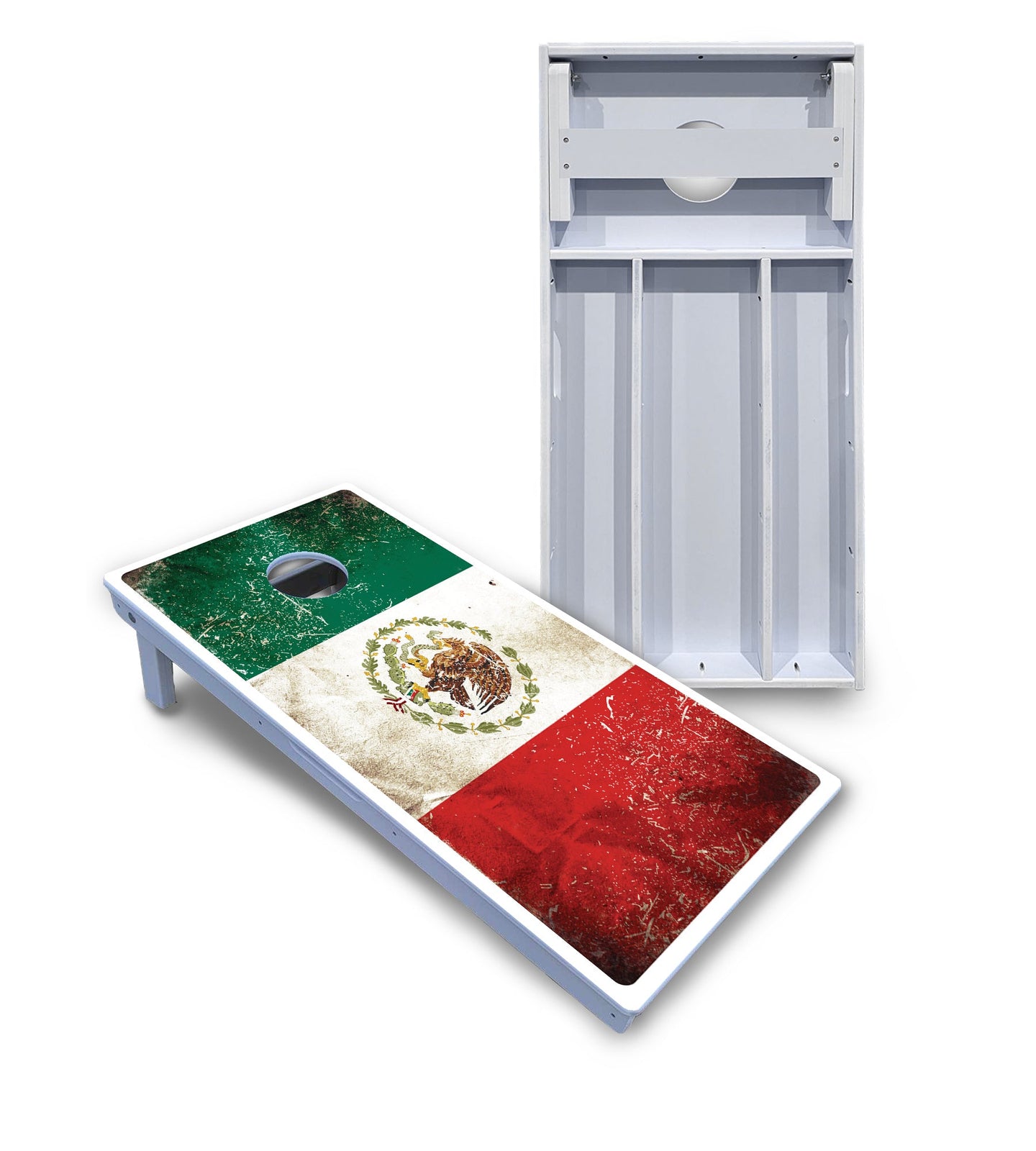 Mexico Flag Cornhole Boards - All Weather Series
