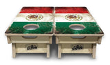 Mini Cornhole Boards - Mexico Flag