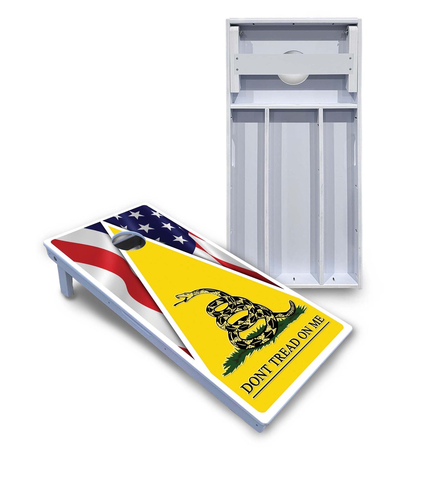 DTOM Yellow Triangle Cornhole Boards - All Weather Series