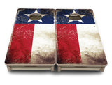 Mini Cornhole Boards - Texas Distressed Flag