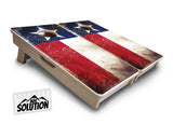 Mini Cornhole Boards - Texas Distressed Flag