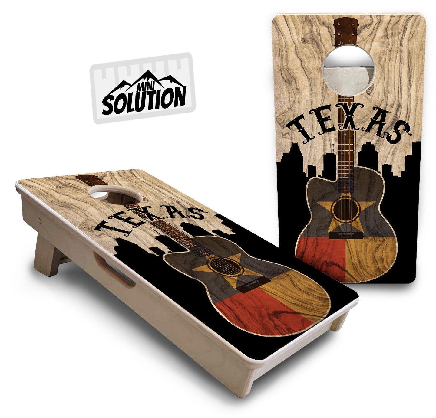 Mini Cornhole Boards - Texas Guitar