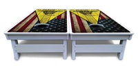 DTOM Rustic Triangle Cornhole Boards - All Weather Series
