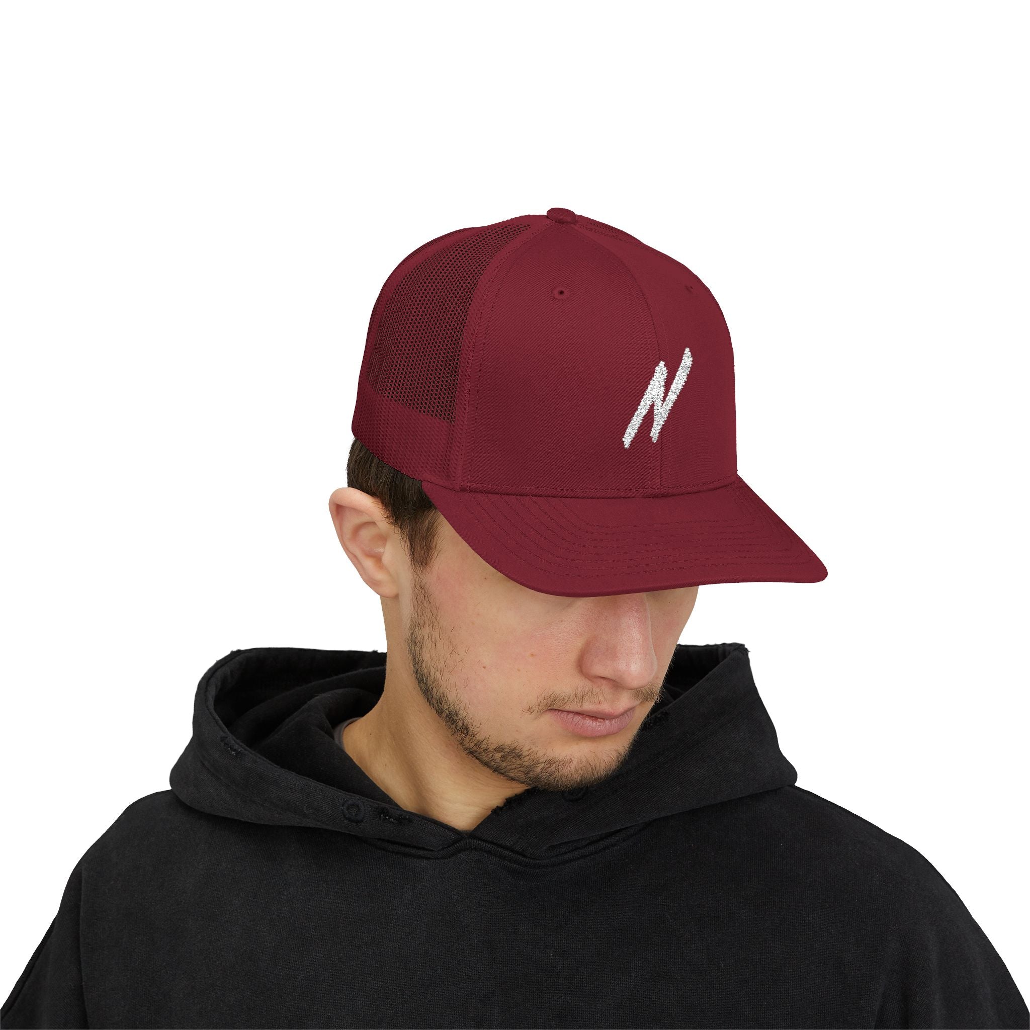 NICE Throw Shop Trucker Cap with N Design – Multiple Colors