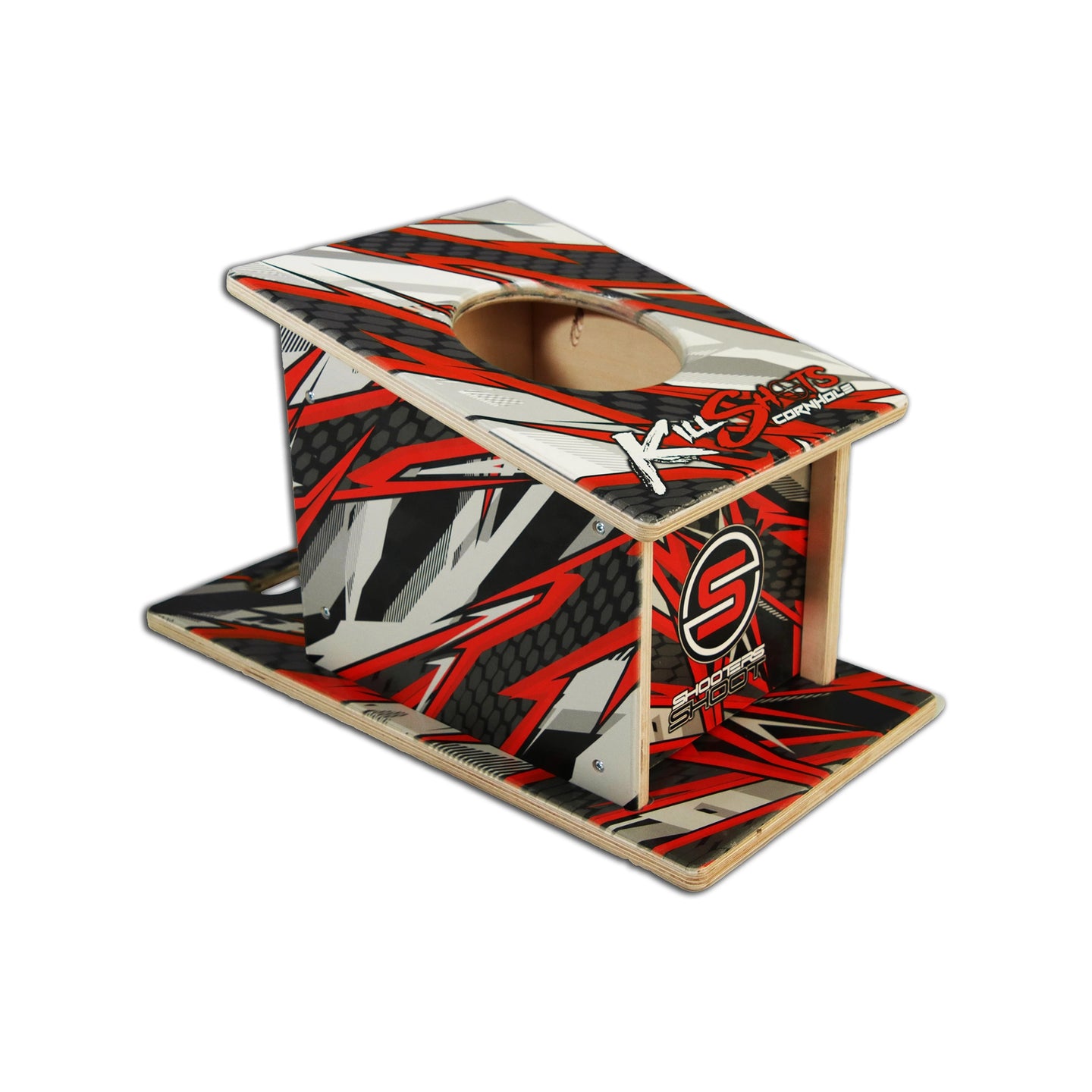 Killshots Cornhole Direct-Printed Pro Grade "Shooters" Airmail Training Box