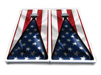 American Flag630 Cornhole Boards - All Weather Series