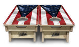 Mini Cornhole Boards - American Flag Triangle630