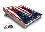Mini Cornhole Boards - American Flag Triangle630