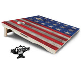 Large Stars & Stripes Cornhole Boards - Pro Solution Elite Series