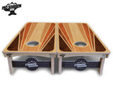 Retro Wood Cornhole Boards - Pro Solution Elite Series