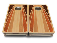 Mini Cornhole Boards - Retro Wood