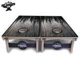 Greyscale Pine Trees Cornhole Boards - Pro Solution Elite Series