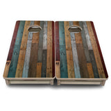 Mini Cornhole Boards - Metallic Wood Planks