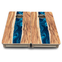 Mini Cornhole Boards - Live Edge River