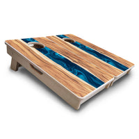 Mini Cornhole Boards - Live Edge River