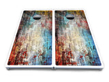 Colorful Brick Cornhole Boards - All Weather Series