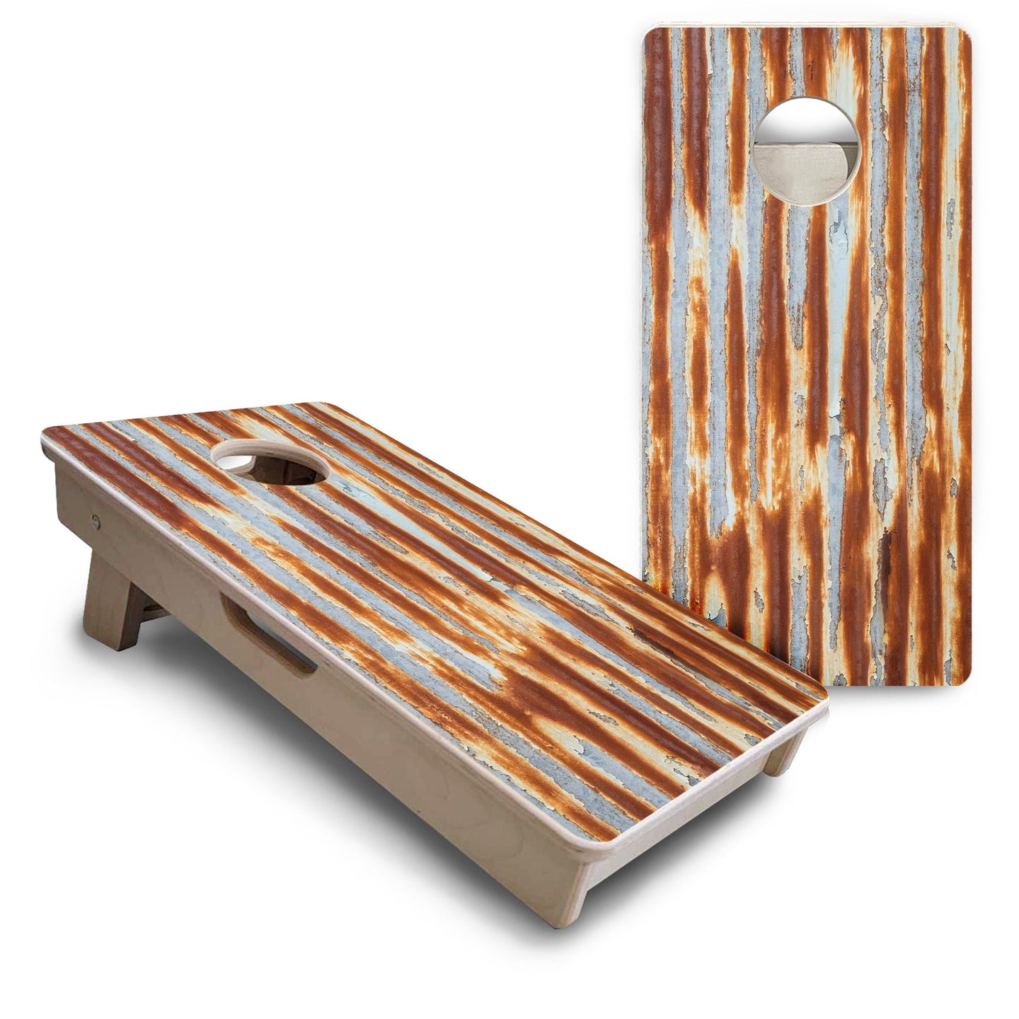 Mini Cornhole Boards - Rustic Tin Roof