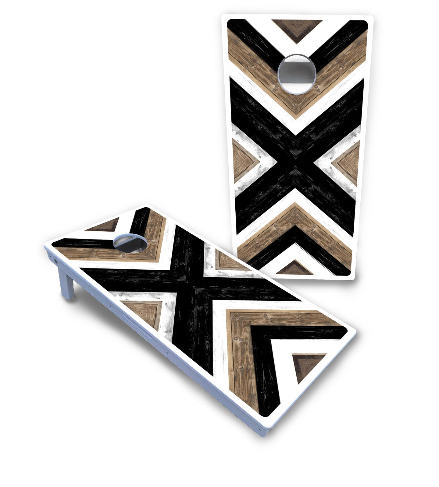 X Pattern Cornhole Boards - All Weather Series