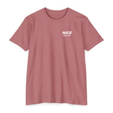 NICE Throw Shop Unisex Tee White Logo – Multiple Colors
