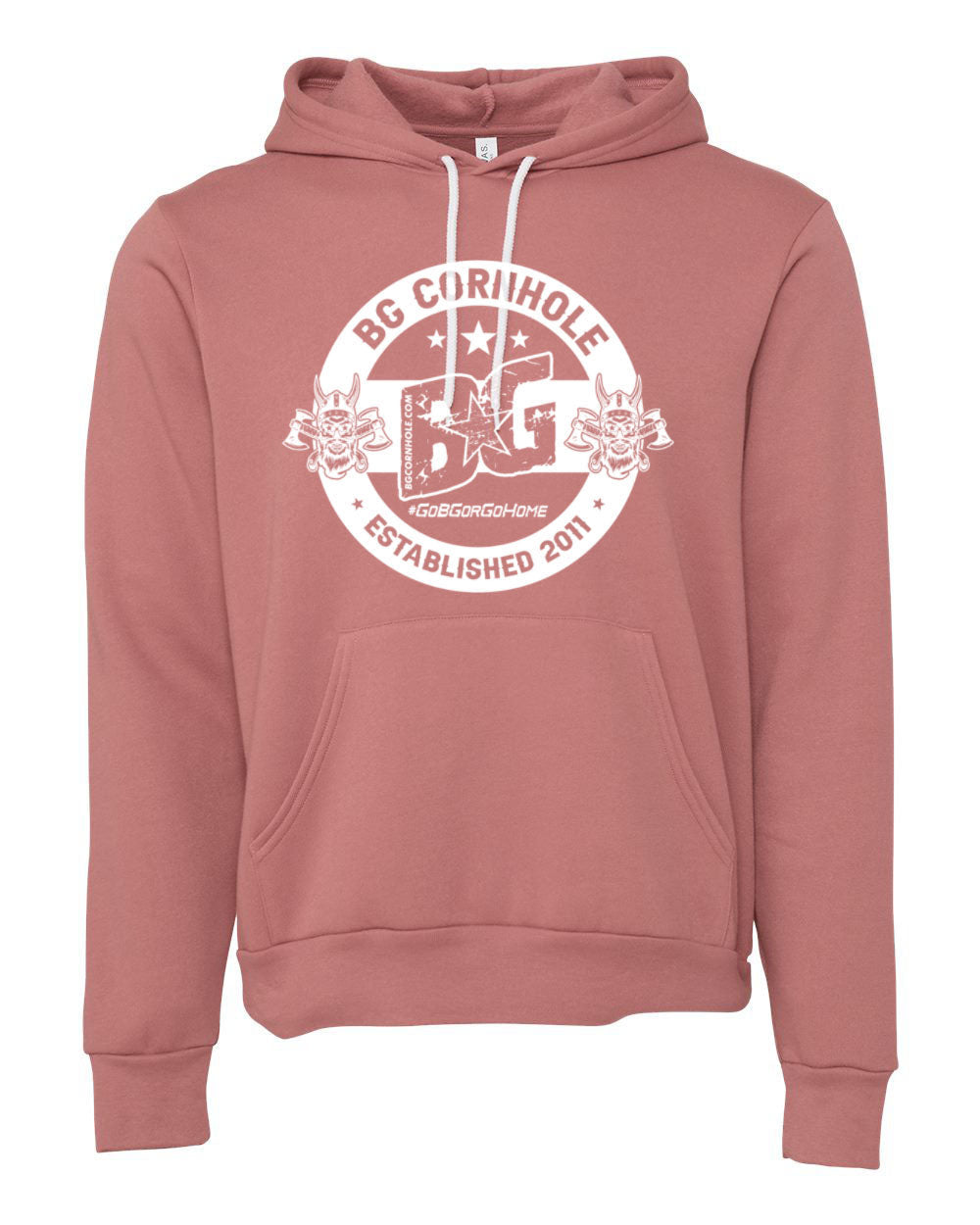 BG Cornhole Circle Logo Unisex Fleece Hoodie - Multiple Colors
