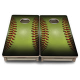 Mini Cornhole Boards - Softball