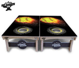 Fire Softball Cornhole Boards - Pro Solution Elite Series