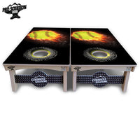 Fire Softball Cornhole Boards - Pro Solution Elite Series