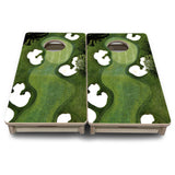 Mini Cornhole Boards - Golf Course