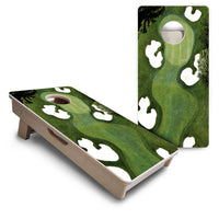 Mini Cornhole Boards - Golf Course