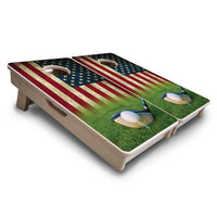 Mini Cornhole Boards - Golf Tee Flag