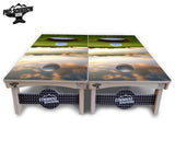 Golf Course Sunset Cornhole Boards - Pro Solution Elite Series