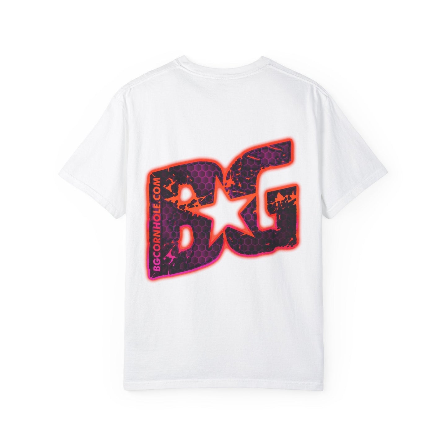 BG Cornhole Orange/Purple Hex Glow Unisex Comfort Colors - Multiple Colors